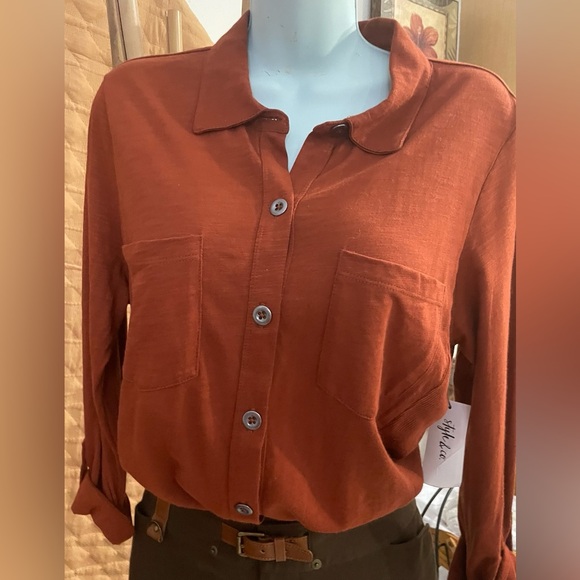 🍁Autumn button down🍁 - Picture 2 of 16